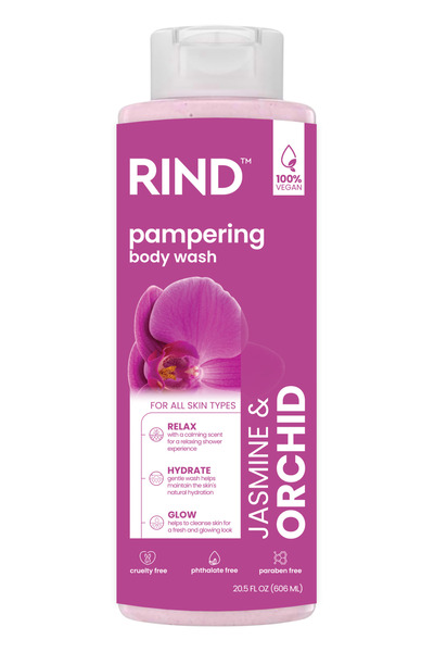 RIND عبوة من 6 غسول للجسم بالياسمين والأوركيد (606 مل)