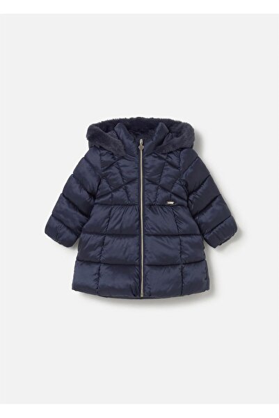 MAYORAL Дівчача довга надувна куртка, синя 2436