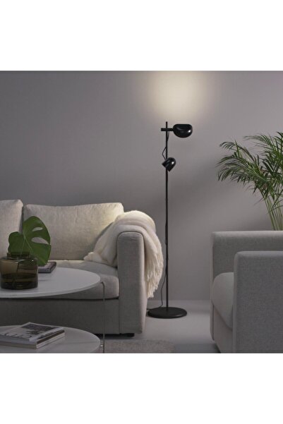 IKEA yer ve okuma lambası, siyah, 28x132 cm