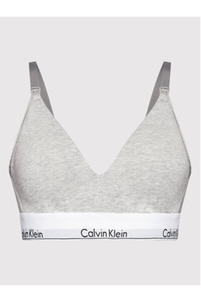 Calvin Klein Γυναικείο σουτιέν θηλασμού εσώρουχων 000QF6218E γκρι