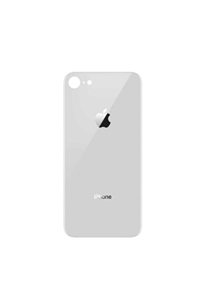 OEM Κάλυμμα μπαταρίας για Apple iPhone 8, Γυαλί, Ασημί, Χύμα