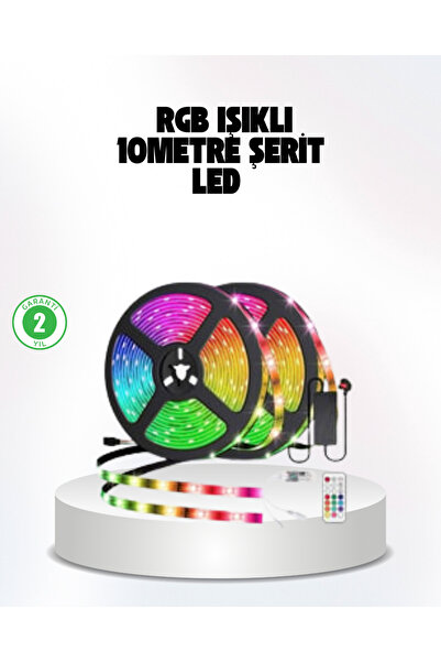 Home Müziğe Duyarlı Renkli Smart Şerit LED Işık USB Bağlantılı Ambiyans Aydın...