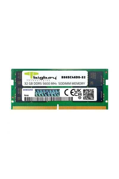 Bigboy 16Gb Ddr5 5600Mhz N.Book Ram Cl46 B56Sc46D5-16 with Samsung Chip
