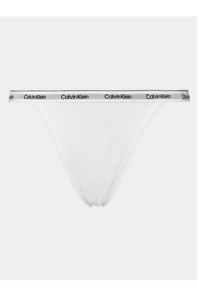 Calvin Klein Γυναικεία Κλασικά Σλιπ 000QD5215E Λευκό