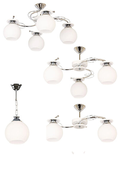 Uçar MODERN İLAY AVİZE SETİ SALON YATAK ODASI MUTFAK GİRİŞ 2Lİ 3LÜ TEKLİ AVİZE