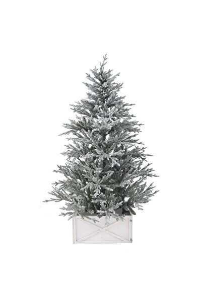 BraziPremium By OLLMA Christmas tree stand cover, 59 x 28 cm, wood, white
