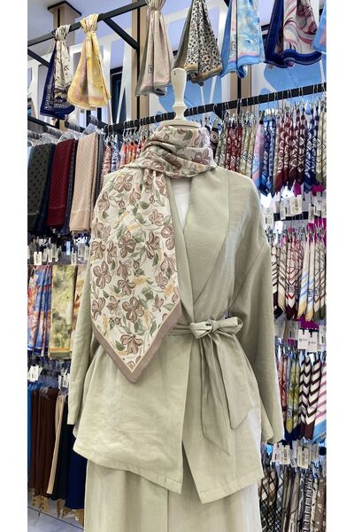 KUQOS Yaz Çiçekleri Eşarp