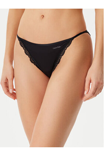 Calvin Klein Γυναικεία Κλασικά Σλιπ LV00QD5269 Μαύρο