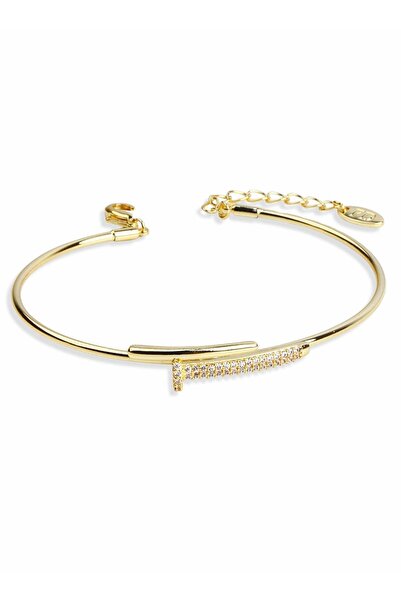 Klips Concept سوار ذهبي بسيط على شكل حلقة