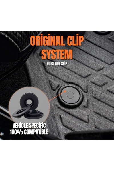 CED AUTO TRADE Set of rubber car mats Peugeot 3008 Hybrid 2023->, 3D tray shape