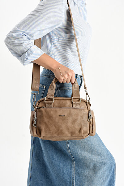 MEGA ÇANTA Geantă de mână/crossbody din piele Lisbon pentru femei