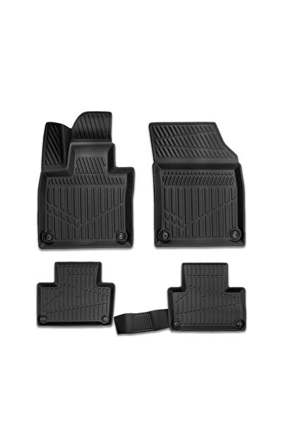 CED AUTO TRADE Set of rubber car mats Volvo XC90 Hybrid 2024->, 3D tray shape