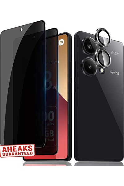 aheaks Xiaomi Redmi Note 13 Pro 4G Hayalet Nano Ekran Koruyucu ve Kamera Lens...