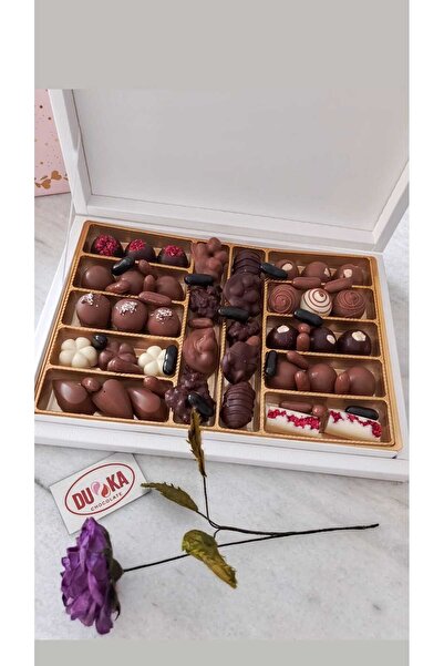 DU&KA El yapımı Belçika Karışık Special Çikolatası Hediyelik Kutu