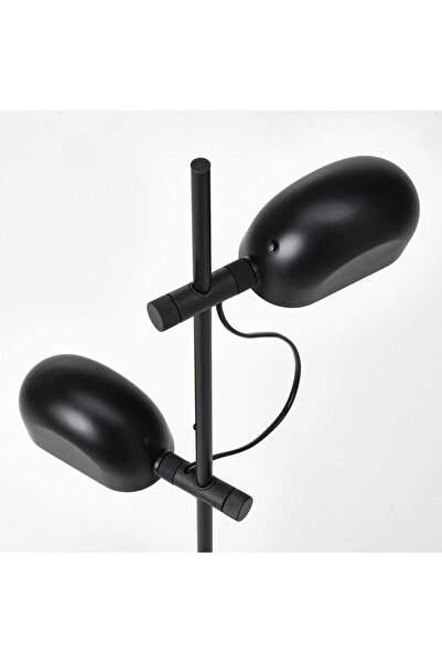 IKEA yer ve okuma lambası, siyah, 28x132 cm