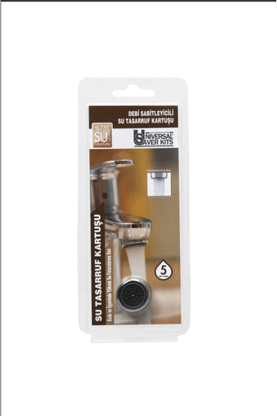 UniversalSaverKits %75 Tasarruf Venturi Etkili Su Tasarruf Kartuşu Perlatör L...