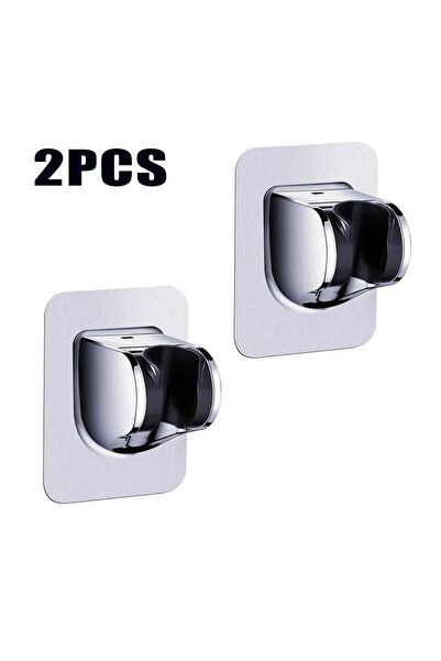 Choice حامل رأس دش عالمي مكون من قطعتين مثبت على الحائط بدون ثقب، دعامة دش منزلية قابلة للتعديل، إعلان ذاتي