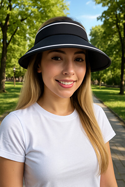 Çeşme Home Unisex Ayarlanabilir Siperlik Şapka Silinebilir, Terletmeyen, Yast...