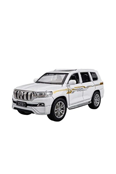 Toybox Prado Off-Road Vehicle SUV Simulation Alloy Steering Sound and Light Door Opening Function Toy Car M