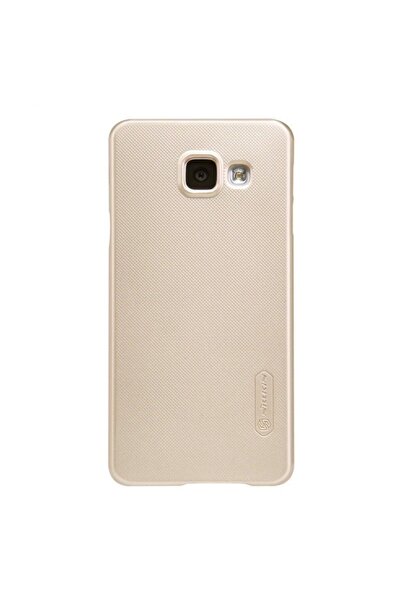 Flippy Θήκη Nillkin Frosted Shield Gold για Samsung Galaxy J3 2016 + Προστατευτική μεμβράνη