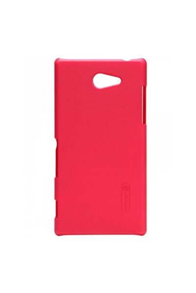 Nillkin Калъф за Sony Xperia M2 S50H с матово покритие, червен + протектор за...