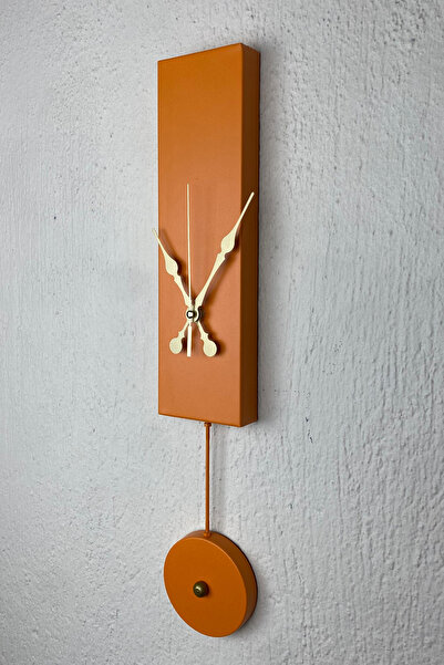 MOOCLOCK Jakar Model Dekoratif Metal Akar Sessiz Mekanizmalı Duvar Saati (SAR...