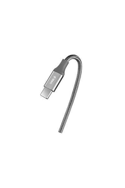Ttec AlumiCable Type-C to Type-C 200cm 65W PD/QC Hızlı Şarj/Data Kablosu 2DK51UG Uzay Grisi