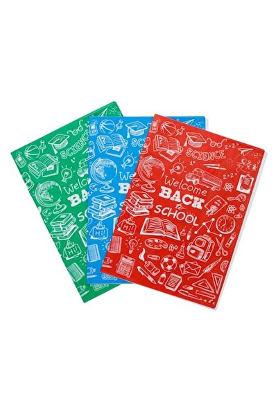 ANTBRO Set coperti A5 Antbro, imprimeuri pastelate, 3 bucati, protectie caiete