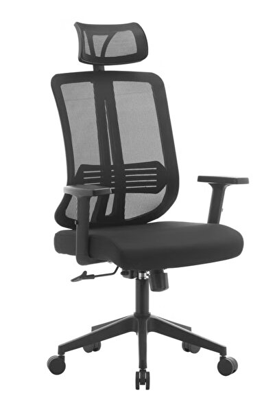 NZONE STORE كرسي مكتب شبكي دوار قابل لتعديل الارتفاع مصنوع من مزيج من الإسفنج والألياف