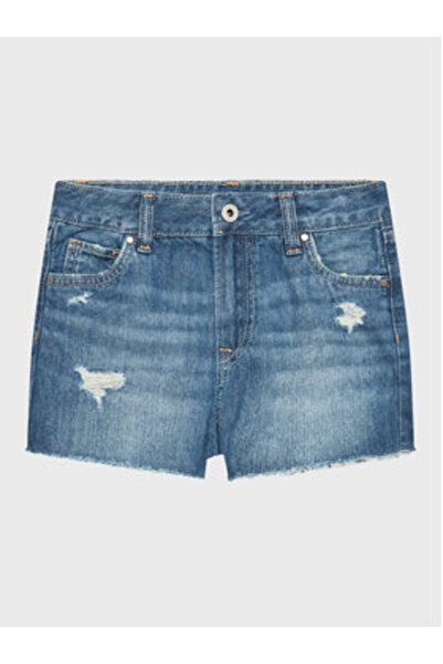 Pepe Jeans Τζιν σορτς για κορίτσια PG800783MR1 Μπλε