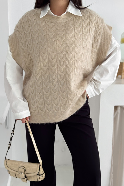 Noa Noa Γυναικείο πλεκτό πουλόβερ με κορδόνια – ελαφρύ & στυλ με στρώσεις