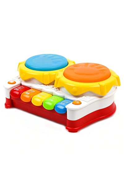 Birlik Oyuncak Şarkı Söyleyen Masal Anlatan Piyanolu Kaya Davul Pilli Davul