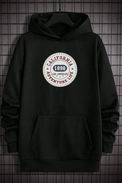 trendypassion Hanorac oversize cu imprimeu California