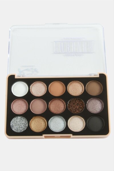 Ronanna مجموعة ظلال العيون روز فوريفر المكونة من 15 قطعة