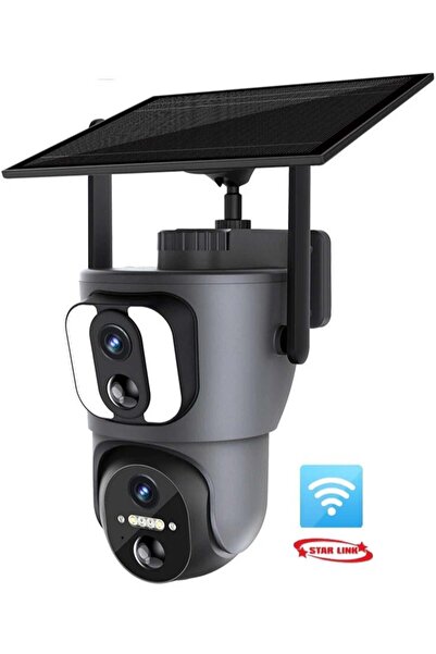 Starlink كاميرا STAR LINE الخارجية ثنائية العدسة بدقة 6 ميجابكسل PT 2K وشاشة ...
