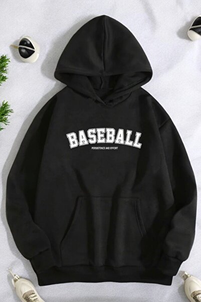 trendypassion Hanorac oversize cu imprimeu de baseball