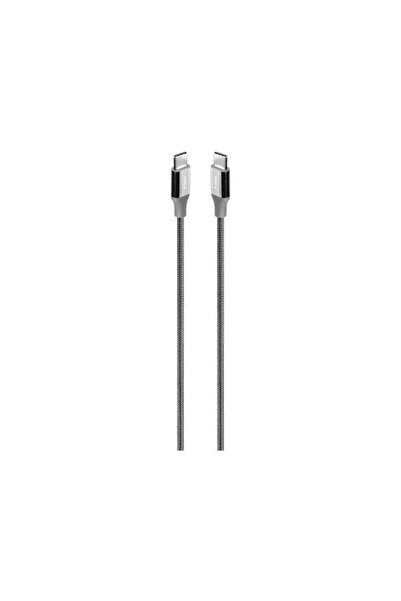 Ttec AlumiCable Type-C to Type-C 200cm 65W PD/QC Hızlı Şarj/Data Kablosu 2DK51UG Uzay Grisi