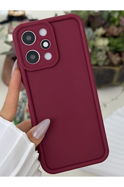 Go Aksesuar Redmi 12 Uyumlu Mat Lansman Parmak İzi Bırakmaz Esnek Silikon Kılıf