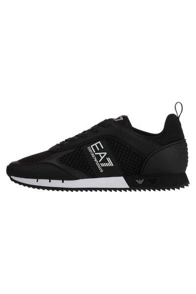 Emporio Armani Men's sports shoes BLACK & WHITE MESH+E - 7X000334AF18610MC001