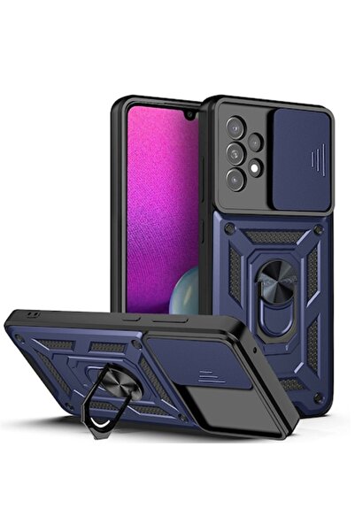 OEM Carcasă pentru Samsung Galaxy A33 5G A336, OEM, Hybrid Armor Camshield, Bleumarin
