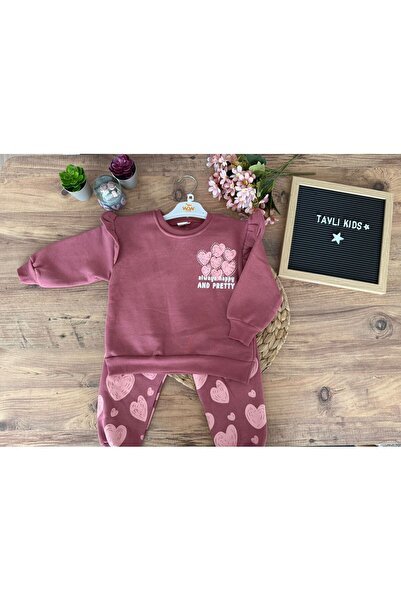 Baby Tavlı Kıds Wow Colors Kız Çocuk 2’li Takım – Günlük ve Rahat Kombin