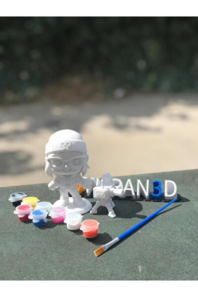 shop Valorant Killjoy Kendin Boya Figür Seti | PLA Malzeme | Boya ve Fırça Dahil