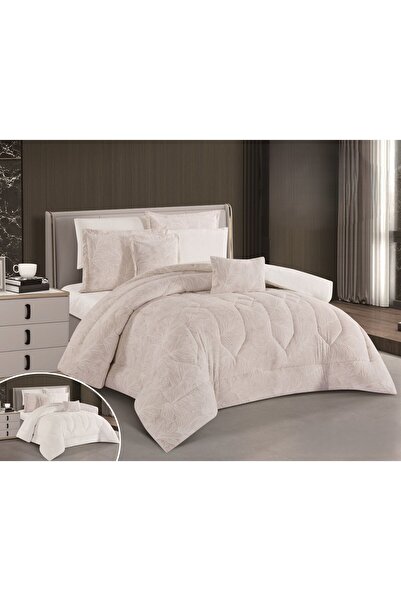 SNOOZYL King size double bedspread made of soft velvet and luxurious fur to give you warmth and comfort