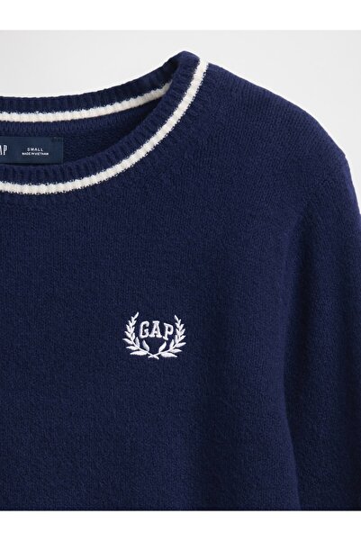 GAP Kadın Lacivert CashSoft Logo Varsity Kazak