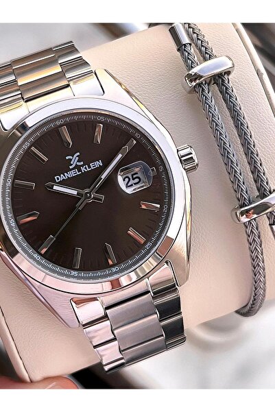 Daniel Klein İtalyan Tasarım Bileklik Hediyeli 2 Yıl Garantili 3 Atm Erkek Ko...