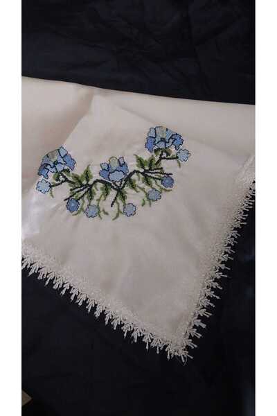 Papatyam دانتيل مطرز يدويًا للزينة/100×100 سم