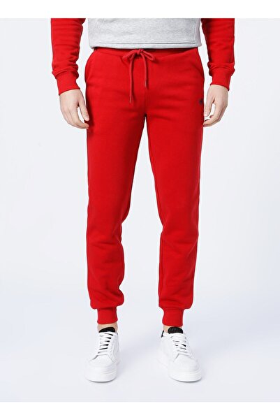 ECKO UNLTD Ανδρικό παντελόνι Ecko Unlimited Freddy Slim Fit σε σκούρο κόκκινο χρώμα