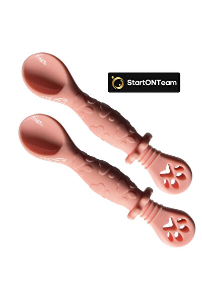 StartONTeam Set de 2 lingurițe pentru bebeluși, pentru hrănire și diversifica...