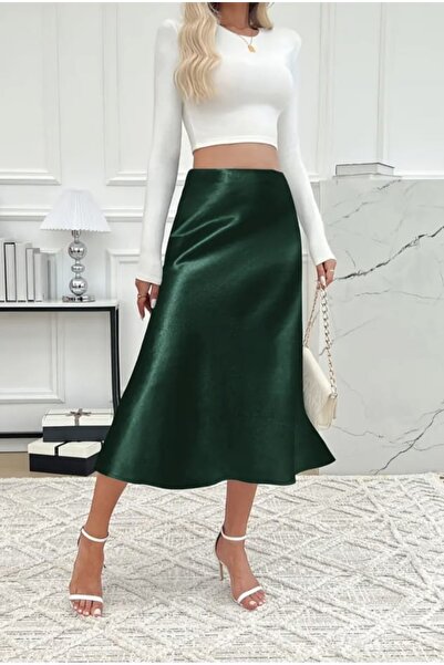 By Kul Design Women's Satin Kiloch Skirt