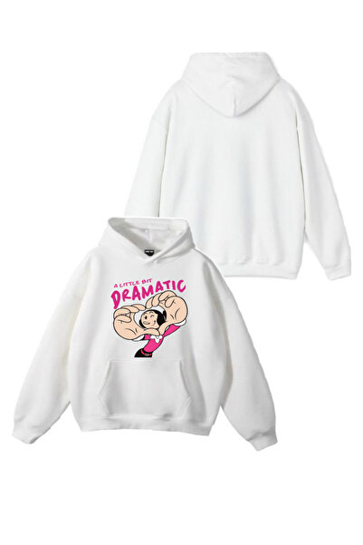 Sebesta Fashion سترة رياضية بغطاء للرأس من القطن بثلاثة خيوط مطبوعة بتصميم 'ا...